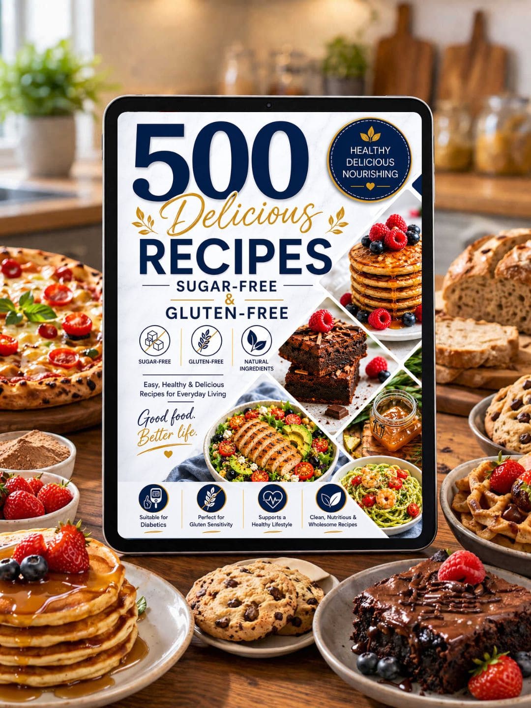 500 sugar-free and gluten-free recipes ebook